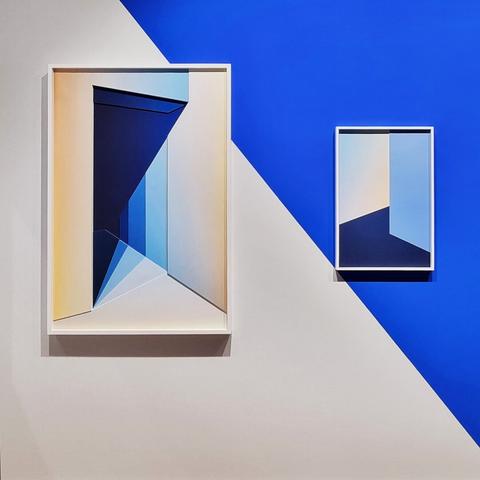 Two artworks of popel coumou shown at paris photo in 2024