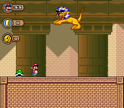 A King Totomesu boss in SMW
