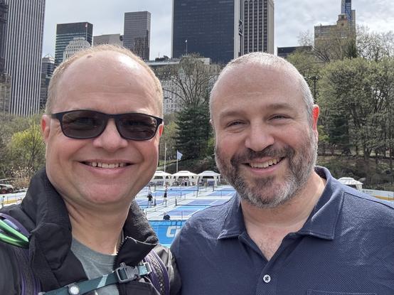 Markus and Amitai in Central Park