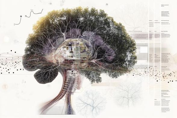This shows a brain.