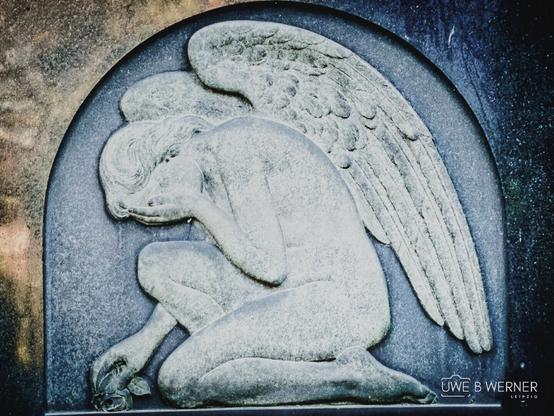 Friedhof, Grabstein, Engel