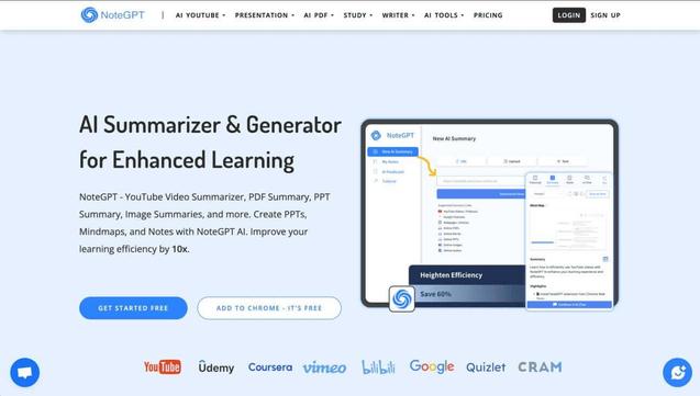 🚀 Want to level up your learning speed? Check out NoteGPT! This AI tool helps you summarize YouTube videos, PDFs, and more into notes, mind maps & flashcards. Learn faster & smarter! 🧠🔥 #AI #EdTech #NoteGPT #LearningHacks #Productivity #StudyTips