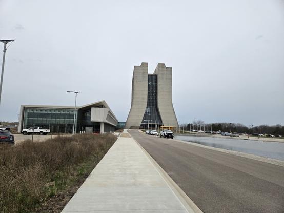 Walking up to Wilson Hall for lunch.
