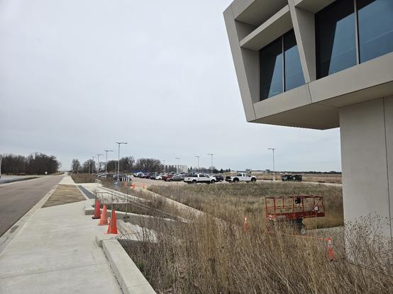 My office is in the white building (Feynman Computing Center) at about the middle of this picture.
