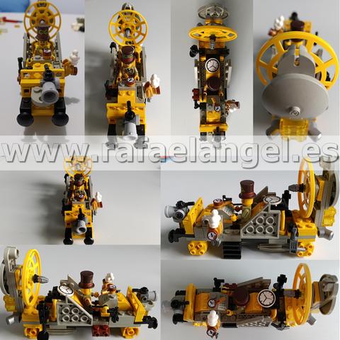 Time Machine created with LEGO pieces by journalist Rafael Ángel Fernández Gutiérrez.

LEGO MOC loosely inspired by the Time Machine model featured in the 1960 film of the same name (The Time Machine).

© Rafael Ángel Fernández Gutiérrez