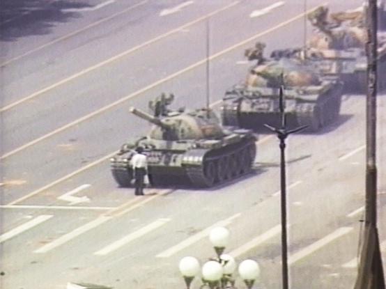 The #TankMan", a student protester, repeatedly blocking a squadron of #RedArmy tanks, on the #TiananmenSquare in #Beijing on June 5th, 1989, shortly after the student massacre took placein the night of June 3rd. 

Source:
https://www.sbs.com.au/news/article/this-is-how-the-1989-tiananmen-square-massacre-unfolded/ego4r7kr4