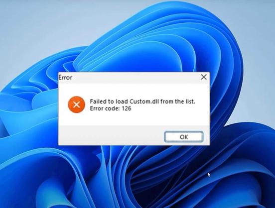 ⚠️ Struggling with Error Code 126? 😤 Don’t let “Failed to load custom DLL” ruin your day. Fix it instantly with these simple steps and get your system back on track! #TechSupport
