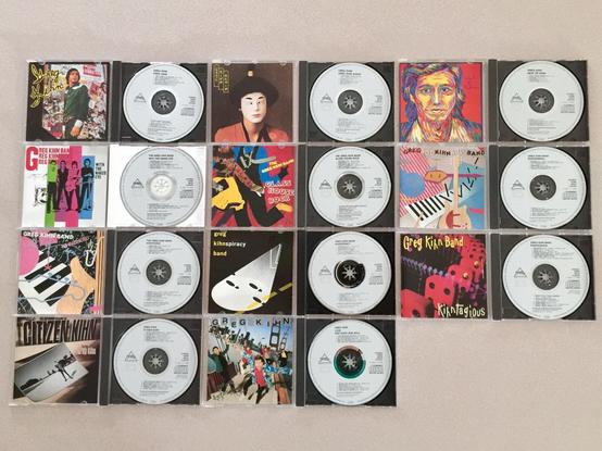 A complete collection of 11 very rare Greg Kihn Band CDs.