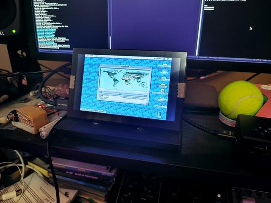 System 7 on mini display