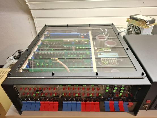 Top view of the new #Imsai8080 case with acrylic glas to view inside