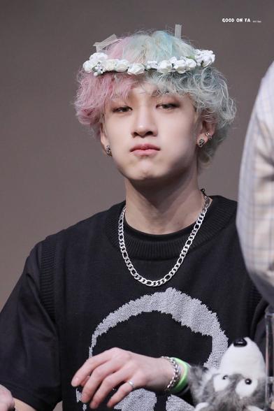 A photo of a Stray Kids member.