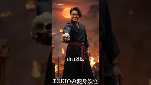 TOKIOの変身妖怪 #ai #tokio #aiart #芸能人 #妖怪