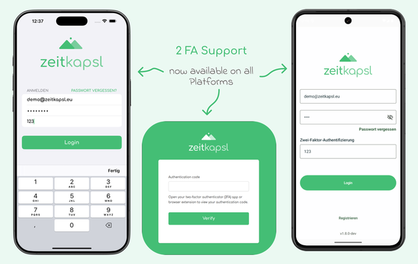 zeitkapsl.eu now supports 2FA
