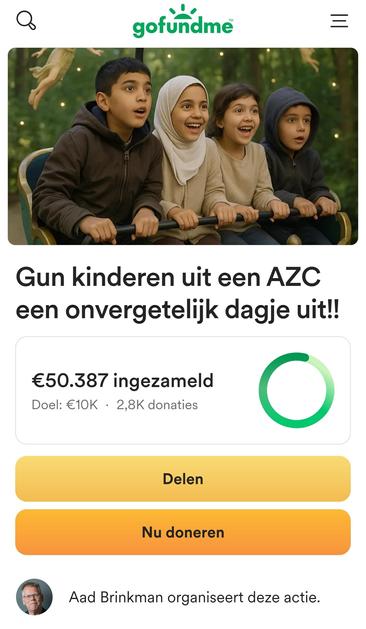 Screenshot met bedrag > 50.000 euro
