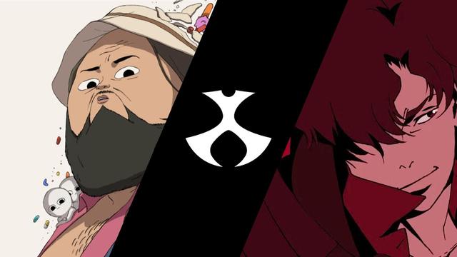 A fan-made image by CynicalElysian for the first hour of Toonami (coined as "The Double Dose"), which showcases Marshall from "Common Side Effects" and Axel from "Lazarus", with the Toonami symbol in the middle.