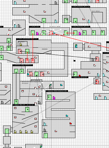 This screeshot shows a part of the map I've just completed for "The Gate", my Amiga game :)