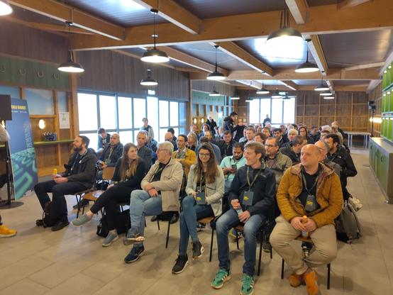 A room full of people