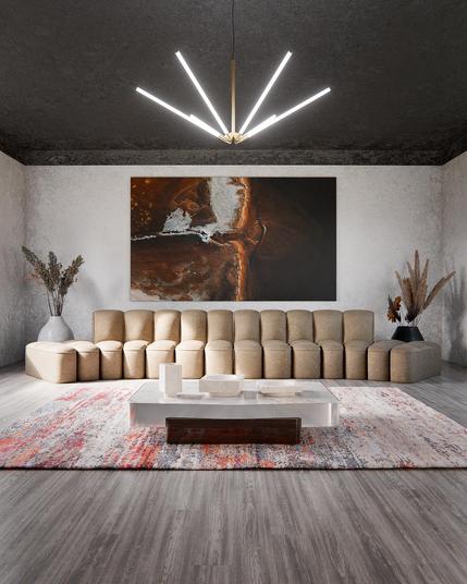 Render interno architettonico