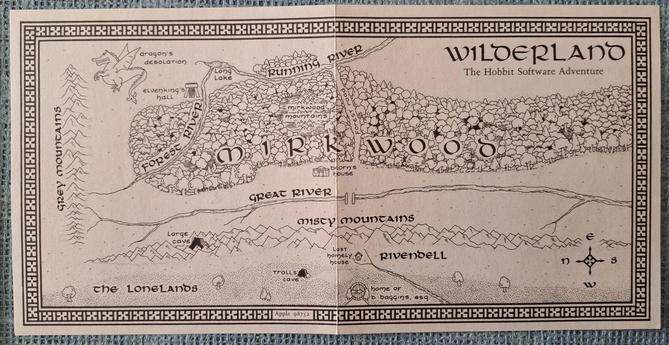map of the Wilderland
