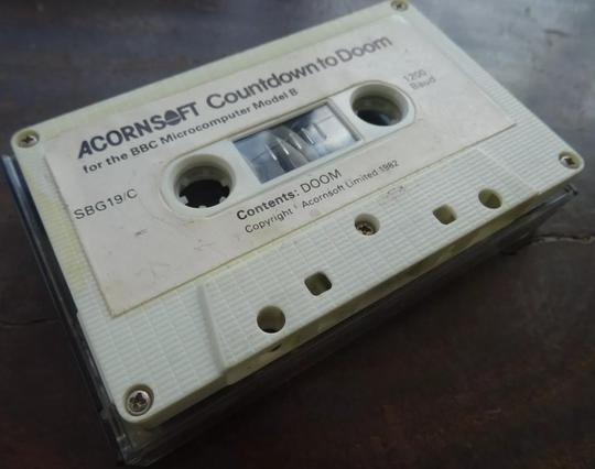 tape of Countdown to Doom by Acornsoft