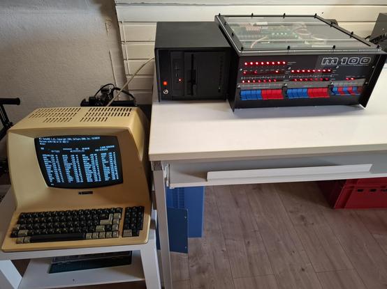 Fully mounted #Imsai8080 clone called #KneisnerM100
