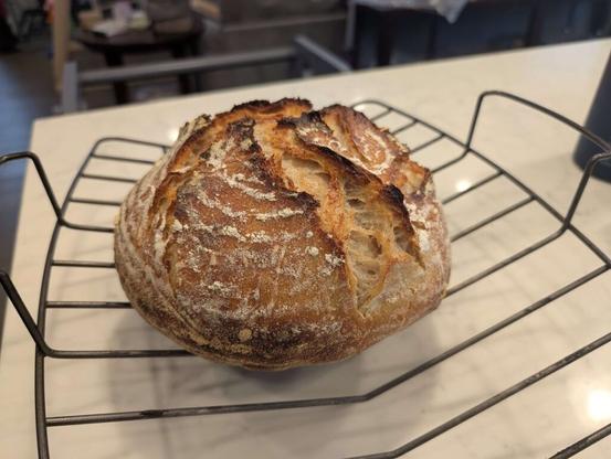 Today's bread looked nicely photogenic!
