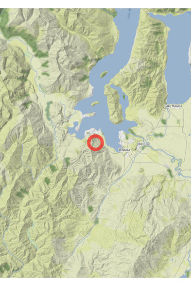 Map of the location of the observation: Glendhu Bay 9382, New Zealand, (latitude: -44.68, longitude: 169.06).