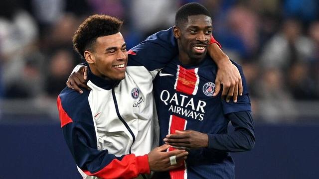 Ousmane Dembélé et Désiré Doué