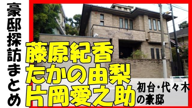 藤原紀香（女優）・山口一郎（サカナクション）・朝倉未来（格闘家）・片岡愛之助（役者）・たかの由梨・井口資仁（元プロ野球選手）・劇団四季・中西太・不動産Gメン滝島・ロッテ創業者の豪邸　#不動産投資