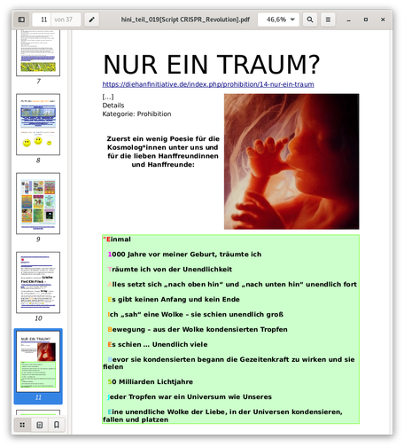Auszug Hausarbeit "Gedanken über die Zukunft unserer Kinder und Enkel" 2011 -2016

Ich träume gern und oft poetisch. Sind es NUR Träume?

Ein Versuch einen Traum in Worte zu fassen. November 2024