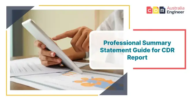 professional summary statement guide for cdr report