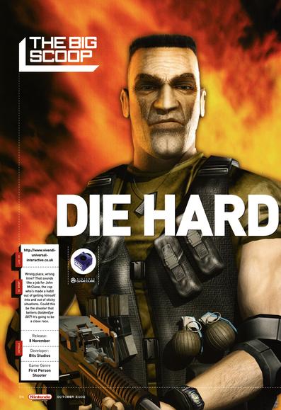 Feature for Die Hard Vendetta on GameCube from Nintendo Official Magazine 121 - October 2002 (UK)