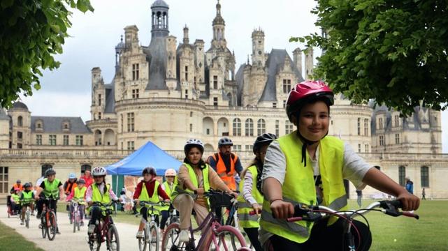 Les jeunes cyclistes à l’honneur à Chambord