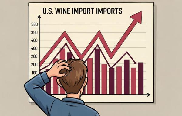USA: wine imports grew in the first 3 months of 2025 (before tariffs). France soared, Italy followed