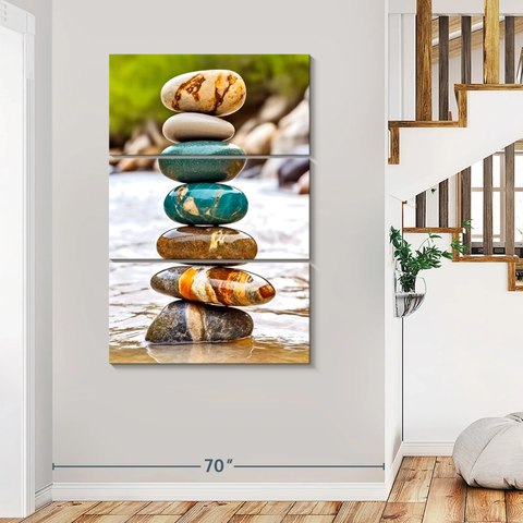 Elevate your space with Zen Balancing Stones On Riverbank I by Olena—where tranquility meets timeless design. 🌊✨
A serene composition of smooth, stacked stones balancing on a riverbank, surrounded by calming water and soft natural light. This tranquil artwork evokes a sense of harmony, mindfulness, and peaceful reflection.@elephantstock