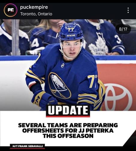 Thoughts on us making a move for Peterka?