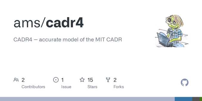 CADR4 -- accurate model of the MIT CADR. Contribute to ams/cadr4 development by creating an account on GitHub.