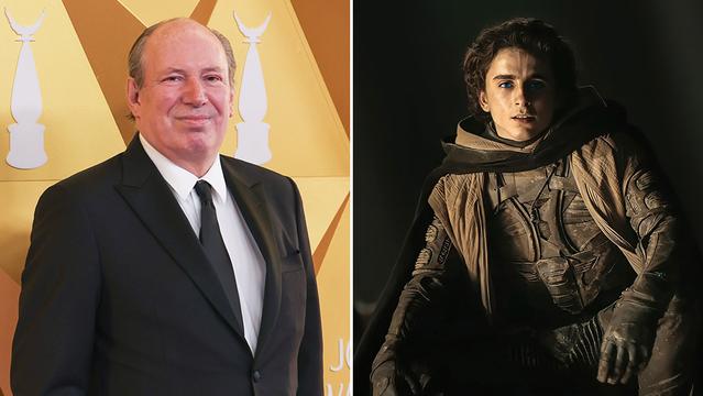 Hans Zimmer and Timothée Chalamet in 'Dune: Part Two'