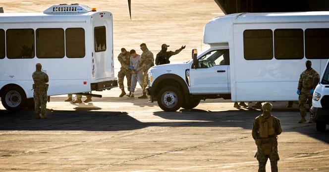 The administration has sent fewer than 400 men, at least half of them Venezuelans, to the base since February as part of President Trump’s crackdown on illegal immigration.