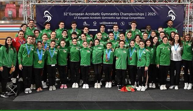Portugal Wins European Acrobatic Gymnastics Championship for the First Time Ever
