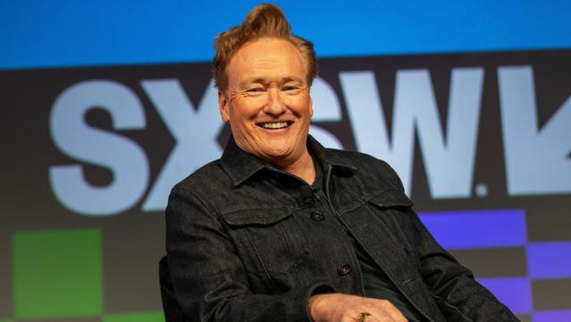 AUSTIN, TEXAS - MARCH 09: Conan O'Brien speaks onstage during the featured session "Conan O'Brien Must Go" during the 2024 SXSW Conference and Festivals at Austin Convention Center at Austin Convention Center on March 09, 2024 in Austin, Texas. (Photo by Mat Hayward/FilmMagic)
