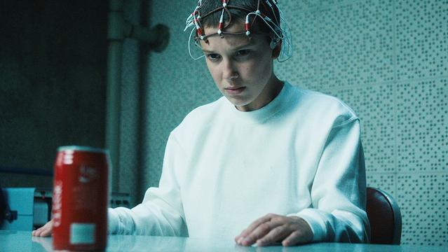STRANGER THINGS. Millie Bobby Brown as Eleven in STRANGER THINGS. Cr. Courtesy of Netflix ¬©¬†2022
