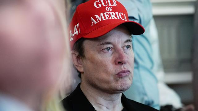 WASHINGTON, DC - APRIL 30: Elon Musk attends a Cabinet meeting with President Donald Trump on Wednesday April 30, 2025 at the White House in Washington, DC. (Photo by Yuri Gripas for The Washington Post via Getty Images)