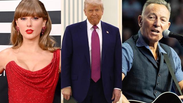Taylor Swift; Donald Trump; Bruce Springsteen