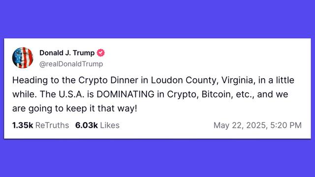 Trump Truth Social post