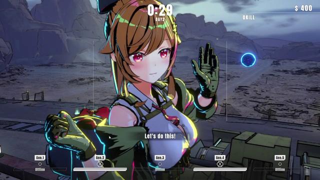 TurretGirls: Anime-Style Shooter Game Defends Against Alien Invasion