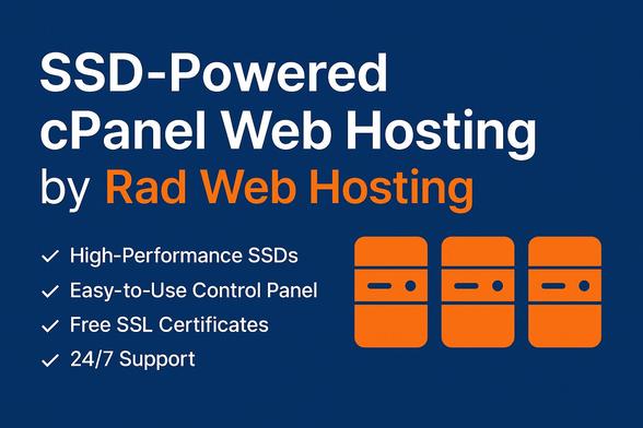 ⚙️ SSD-Powered cPanel Web Hosting - Up to 25x Faster