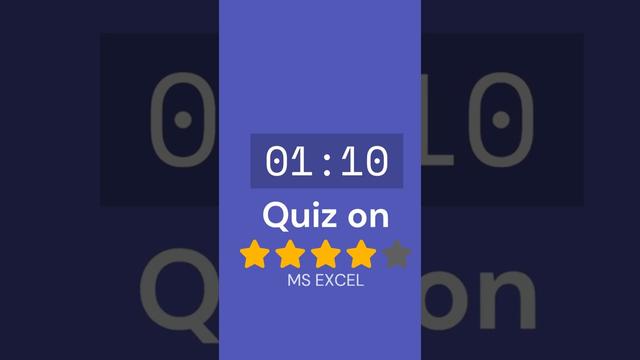Quiz on MS EXCEL | #computertips | #windows | #MSExcel | #computer | #computereducation | #learn Quiz on MS EXCEL | #computertips | #windows | #MSExcel | #computer | #computereducation | #learn