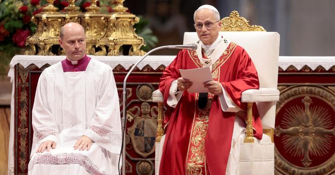 Pope Leo XIV presiding over Mass at St. Peter’s Basilica on Sunday. The idea for a new Mass began under his predecessor, Pope Francis, who made care for the environment a cornerstone of his papacy.