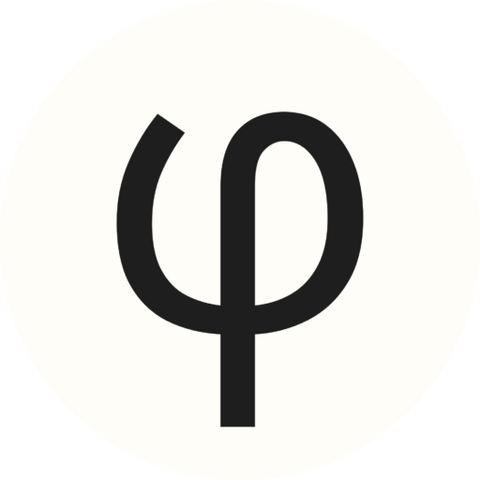 Logo: the Greek letter, Phi